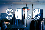 Decorative font. Altana, a Sans Serif Font by Volf Mockups (Thumbnail 7 of 9)