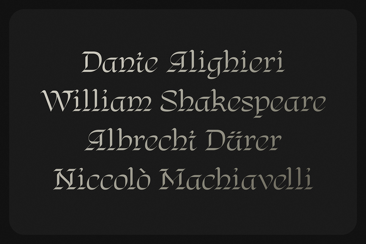 Regnio, a Blackletter Font by DKType Foundry (Photo 4 of 19)