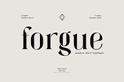 Forgue Modern Serif Typeface, a Serif Font by Dylla_studio (Thumbnail 1 of 14)