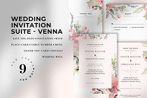 Wedding Invitation Suite - Venna, an Invitation Template by Azka Creative