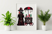 Summer Gothic Voodoo Doll  Sublimat, an Illustration by SVGArt (Thumbnail 8 of 8)
