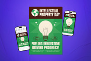 Intellectual Property Day Flyer, a Flyer Template by The Good Store (Thumbnail 2 of 2)
