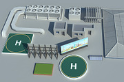 Low poly 3D Cartoon City Modular, an Architecture 3D Model by NOMODOL (Thumbnail 9 of 20)