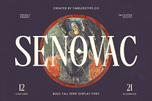 Senovac Bold Tall Serif Display