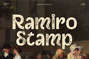 CS Ramiro Stamp, a Sans Serif Font by Craft Supply Co. (Thumbnail 1 of 8)
