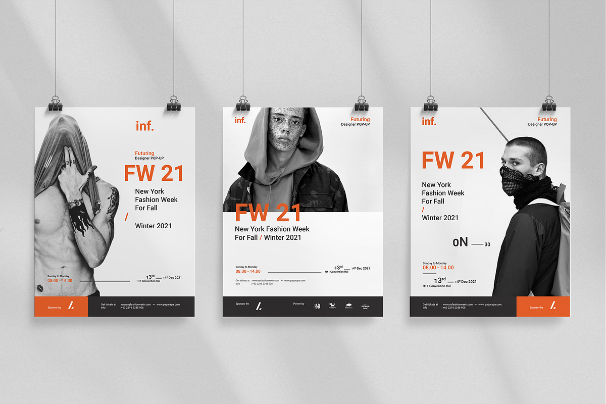 Fashion Week Posters, a Flyer Template by BOXKAYU (Photo 1 of 9)