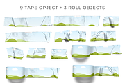 Washi Tape Mockup Template for Canva, a Pens & Pencil Mockup by Mockup Scene (Thumbnail 2 of 5)