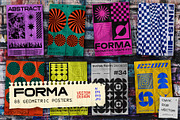 FORMA - 88 MODERN GEOMETRIC POSTERS, a Pattern Graphic by craftlove (Thumbnail 1 of 8)