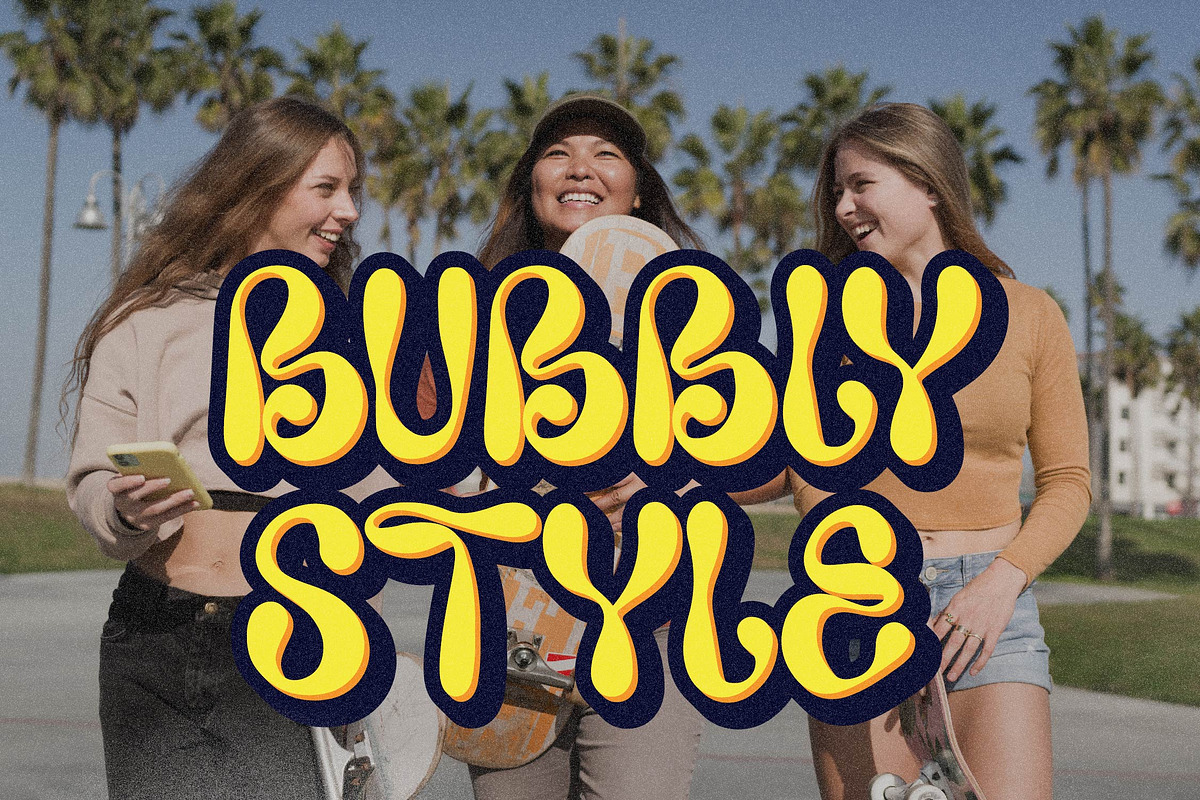 Analog Morphich | Handwritten Bubbly, a Handwritten Font by Denustudios (Photo 9 of 14)
