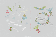 MERRY CHRISTMAS Vector Pack (+png's), a Seasonal Illustration by Heather Marie  (Thumbnail 6 of 8)
