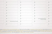 Undated Eco Calendar: Golden Straw, a Poster Template by Elibee (Thumbnail 3 of 6)