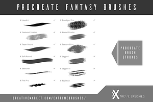 Procreate Fantasy Portrait Brushes!