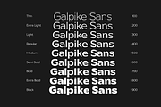 Galpike Sans - Variable Font, a Sans Serif Font by Letterhend Studio (Thumbnail 4 of 9)