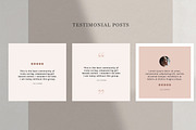 Blush Vibes Instagram CANVA PSD, a Social Media Template by Edit & Go Templates (Thumbnail 2 of 8)