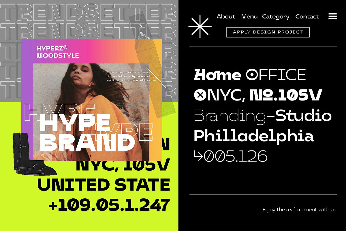 Blanc Groove Inktrap, a Sans Serif Font by Godbless Studio (Photo 10 of 12)