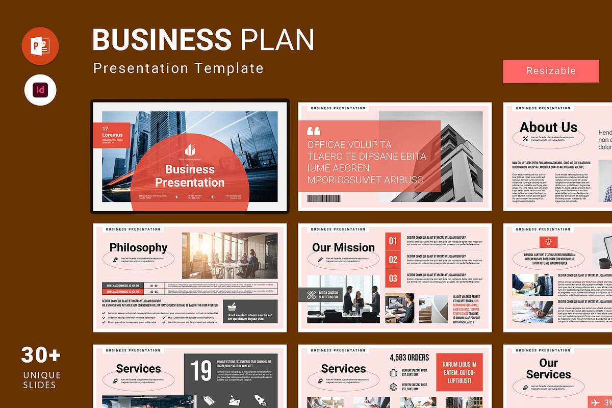 Business Presentation Layout