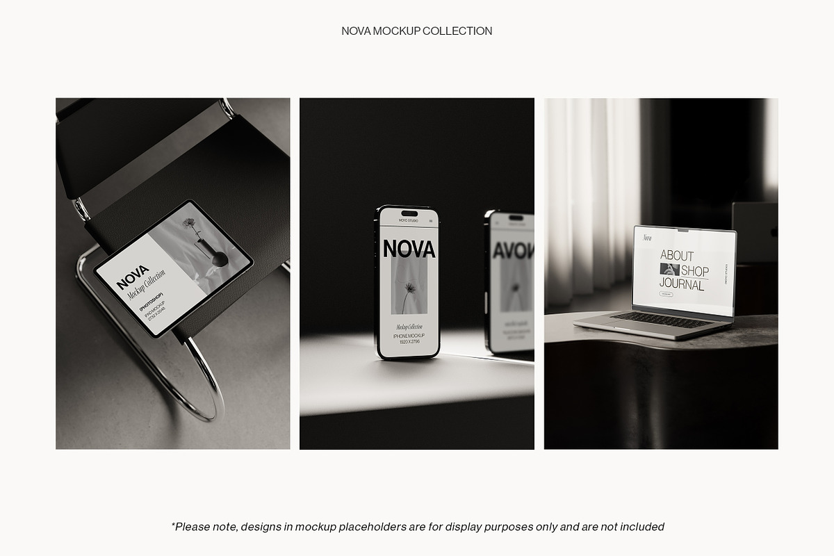 19 iPhone, iPad, MacBook Mockups, an iPhone Mockup by Moyo Studio (Photo 5 of 8)