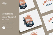 Golden Hour Canva Logo Template, a Branding & Logo Template by Agate Mountain Studio (Thumbnail 1 of 5)