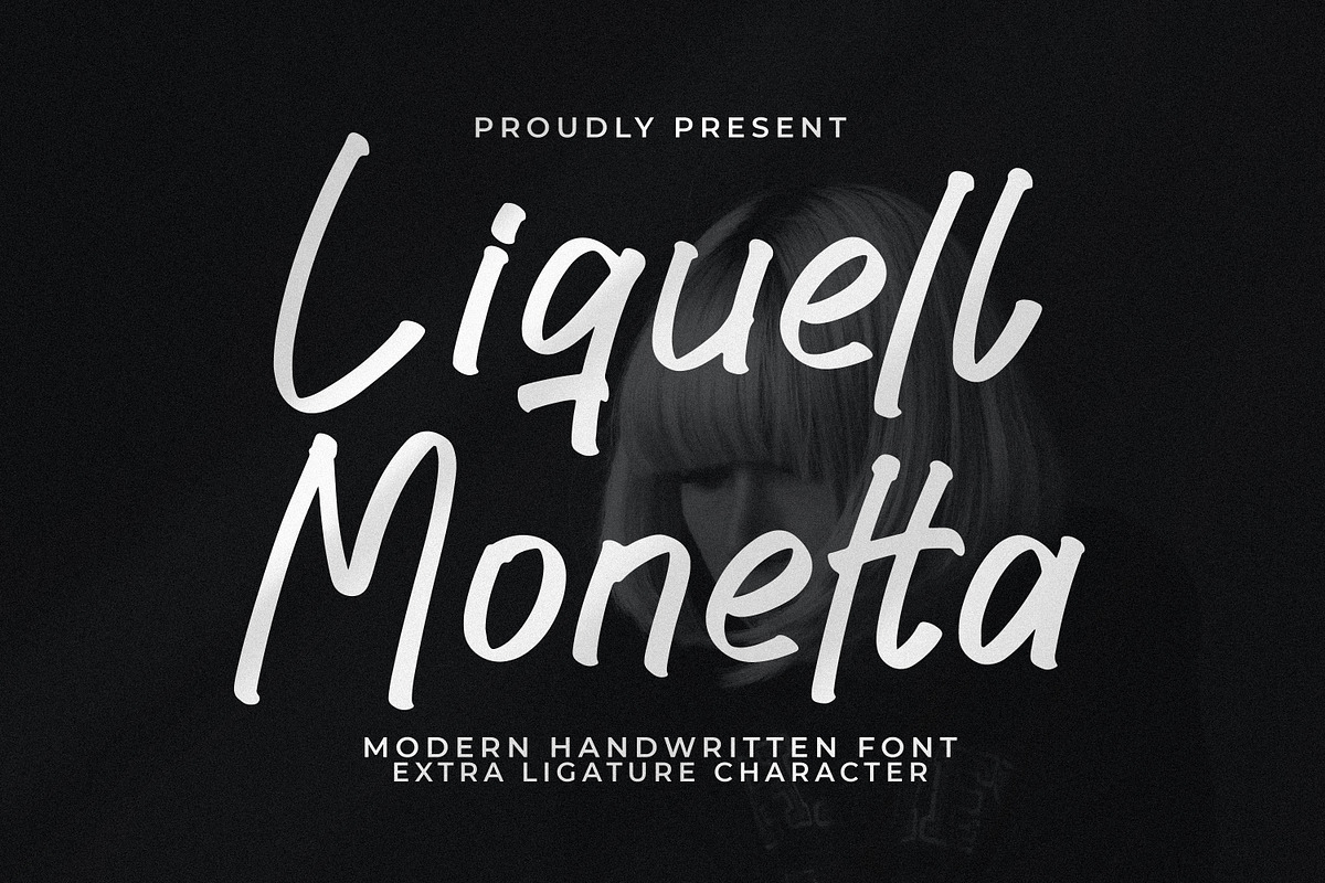 Liquell Monetta, a Handwritten Font by Integritype Studio (Photo 1 of 15)