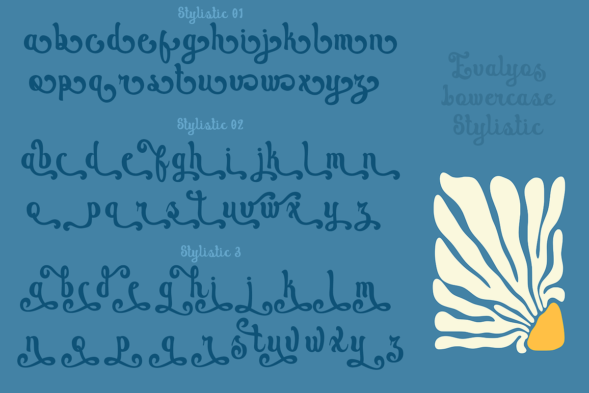 Evalyos Retro Font, a Script Font by madeDeduk (Photo 7 of 8)