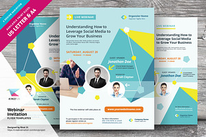 Webinar Invitation Flyer Templates