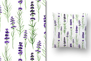 Lavender wreaths, alphabet, pattern, an Illustration by Floralis (Thumbnail 4 of 6)
