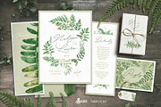 Fern Land. Watercolor Collection, an Illustration by OctopusArtis (Thumbnail 7 of 8)