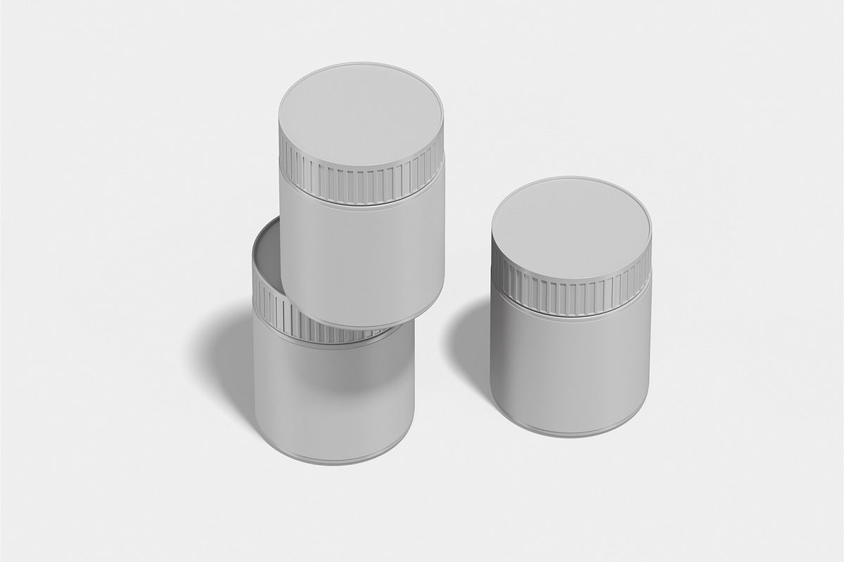 Plastic Stain Remover Jar Mockup, a Packaging Mockup by Unerispace (Photo 3 of 5)