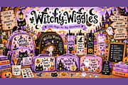 Witchy Wiggles, a Handwritten Font by Art StoreID (Thumbnail 9 of 14)