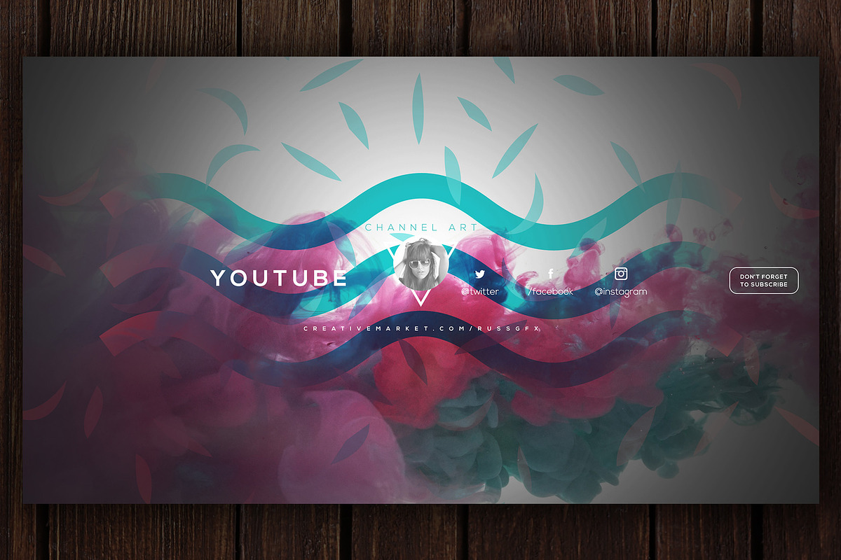 10 Youtube Channel Art Banners vol11, a Social Media Template by RussGFX (Photo 4 of 13)