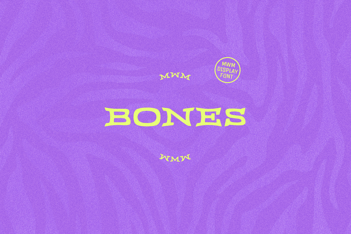 MWM Bones, a Font by mikewillsmakes (Photo 1 of 5)