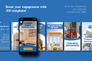 Cleaning Business Canva Bundle, a Social Media Template by Snapybiz (Thumbnail 3 of 9)