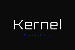Kernel Core set, a Sans Serif Font by JCFonts
