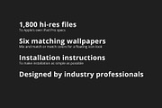 1,800 BESTSELLERS Dark Theme Icons, an Icon by A Good Design Studio (Thumbnail 9 of 9)