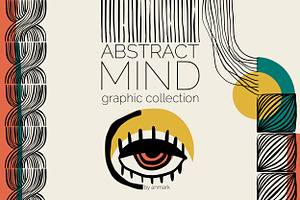 Abstract Mind. Modern Graphic Set