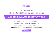Camar Font, a Sans Serif Font by Phoenix Dungeon (Thumbnail 9 of 9)