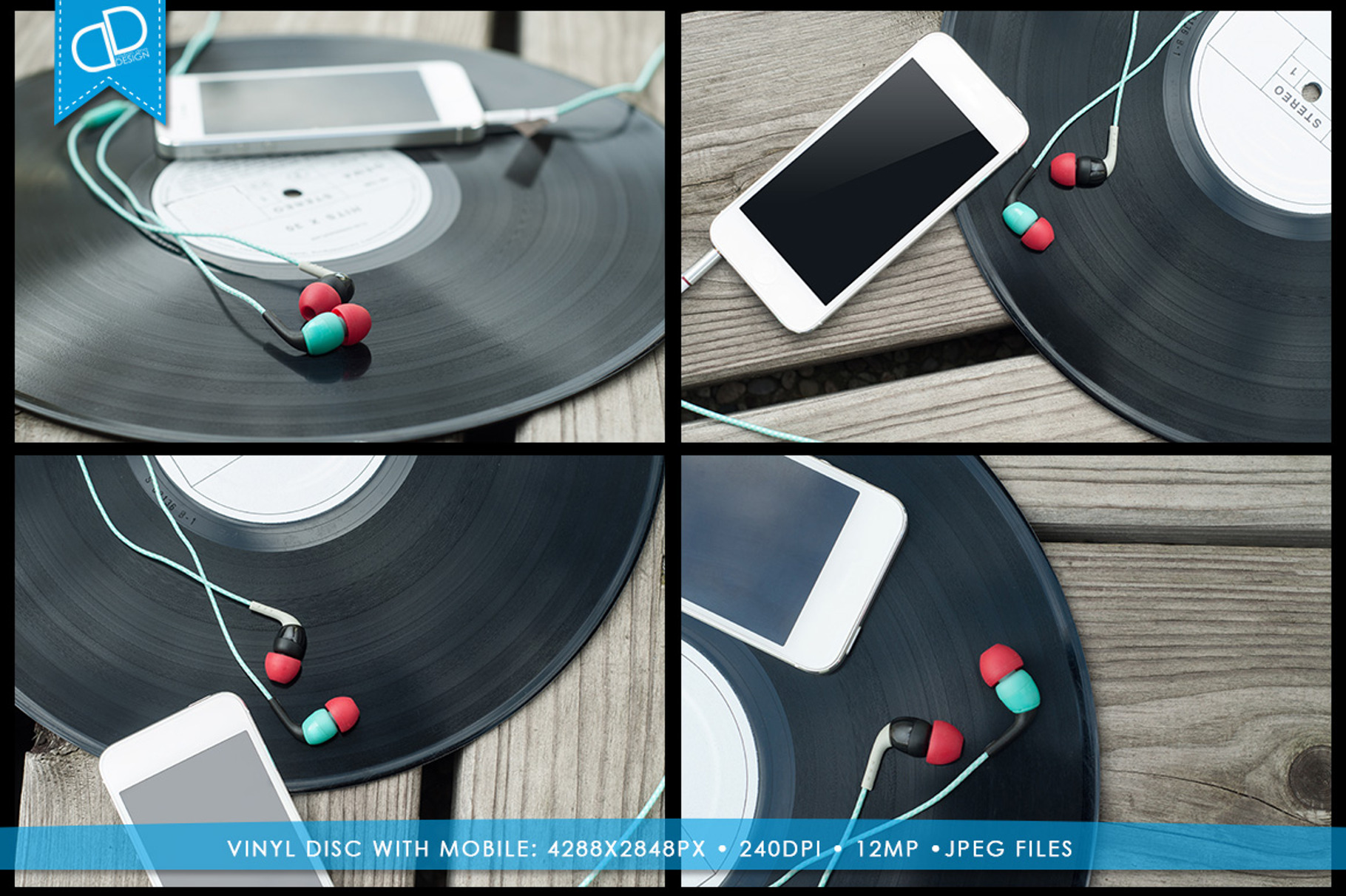 Vinyl Disc with Mobile, a Technology Photo by cDDesign