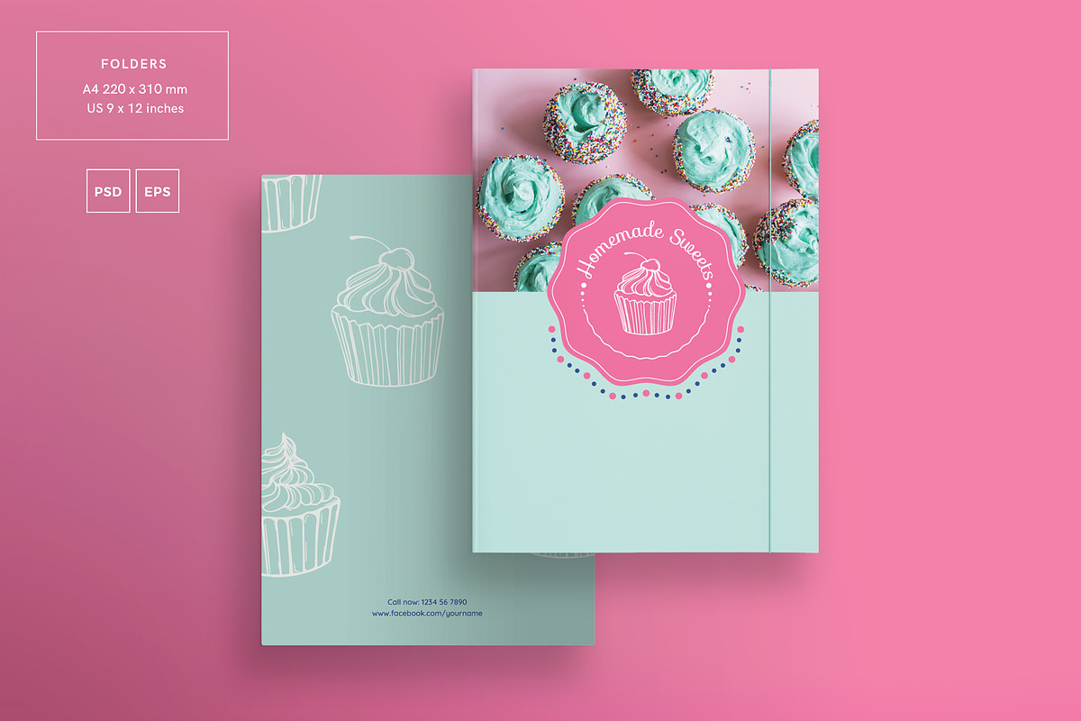 Mega Bundle | Homemade Sweets, a Poster Template by Amber Graphics (Photo 8 of 21)