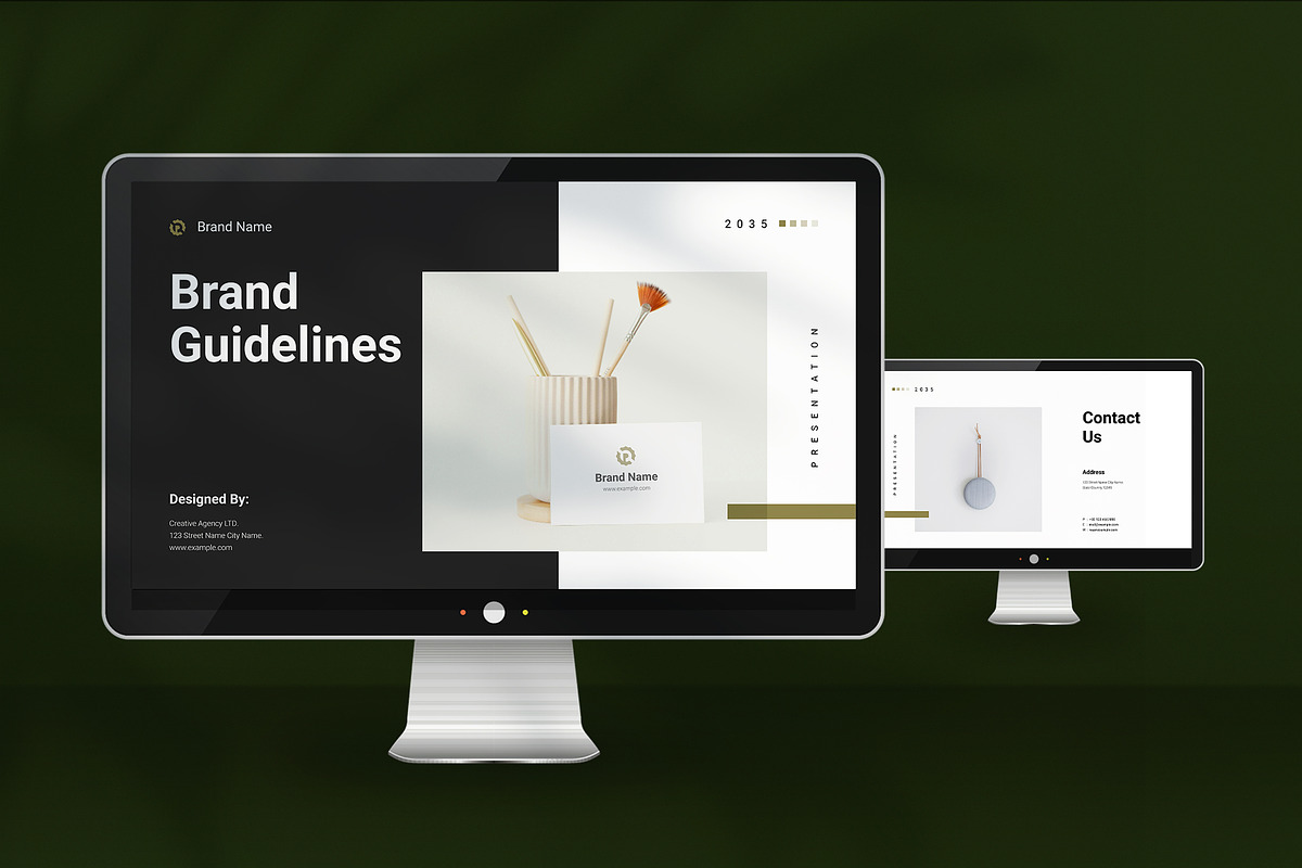 Brand Guideline Presentation, a Presentation Template by Spark_Creative (Photo 2 of 7)
