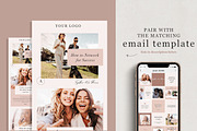 Blush Vibes Instagram CANVA PSD, a Social Media Template by Edit & Go Templates (Thumbnail 8 of 8)