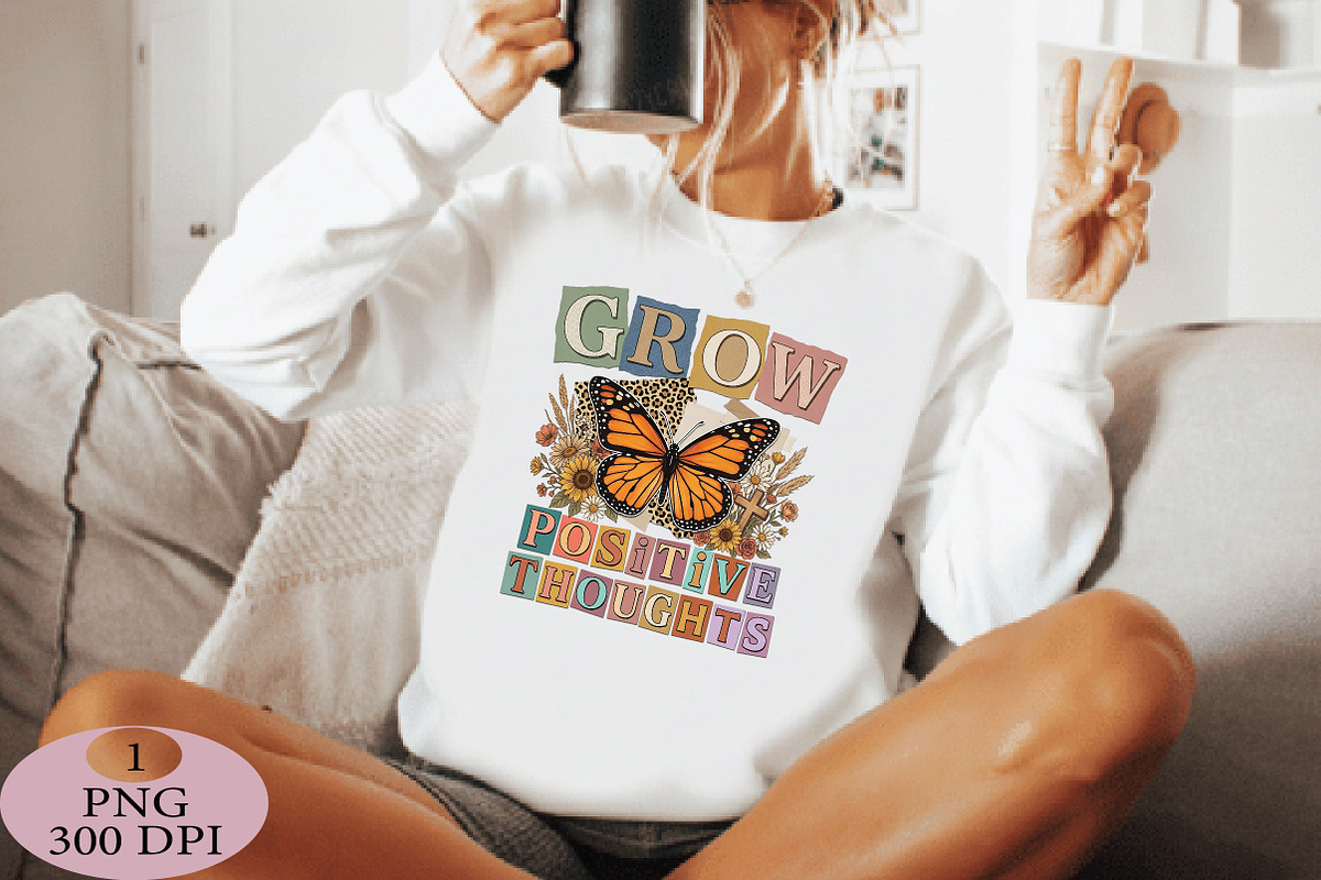 Grow Through What You Go Through Png, an Illustration by Daily.Designs (Photo 2 of 5)