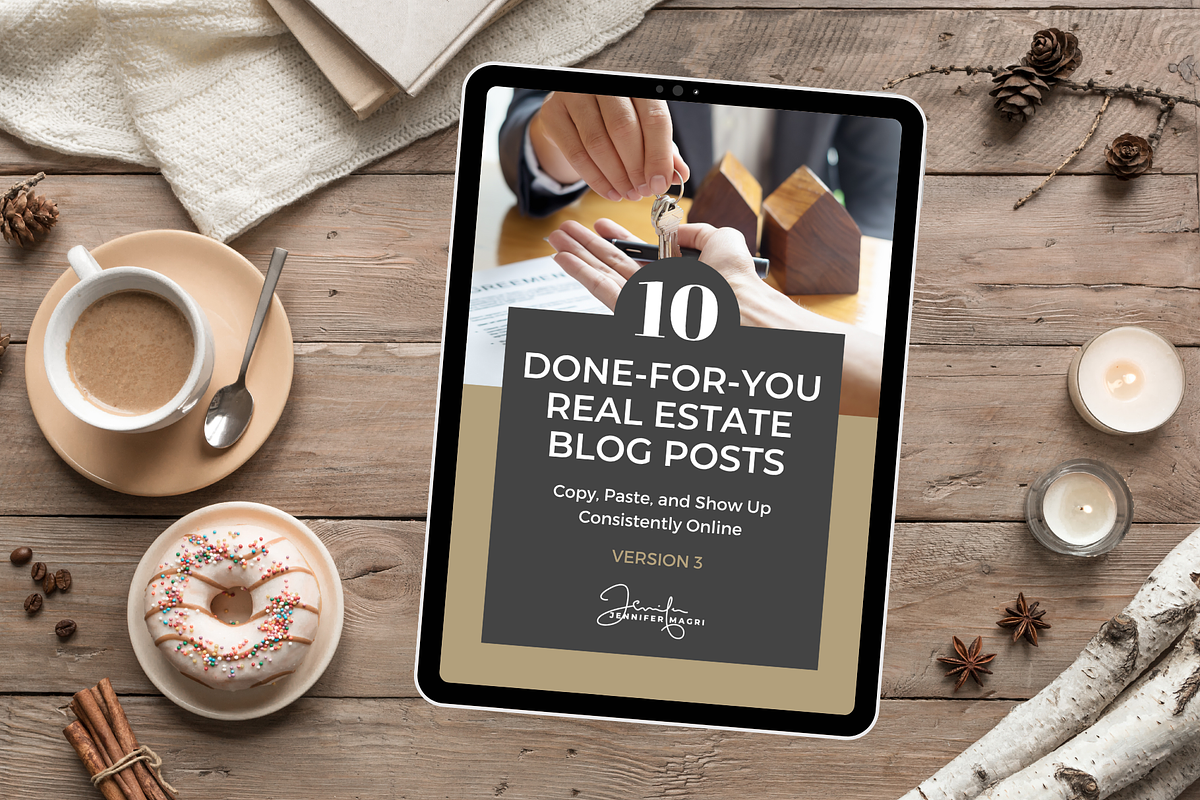 PRE-WRITTEN REAL ESTATE BLOG POSTS, a Templates & Theme by Jennifer Magri Templates (Photo 5 of 8)