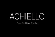 Achiello – Humanist Sans Serif, a Sans Serif Font by Craft Supply Co. (Thumbnail 1 of 8)
