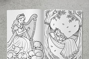 Magical Princess Coloring Book Vol35, a Person Illustration by ikarifq shop (Thumbnail 6 of 7)