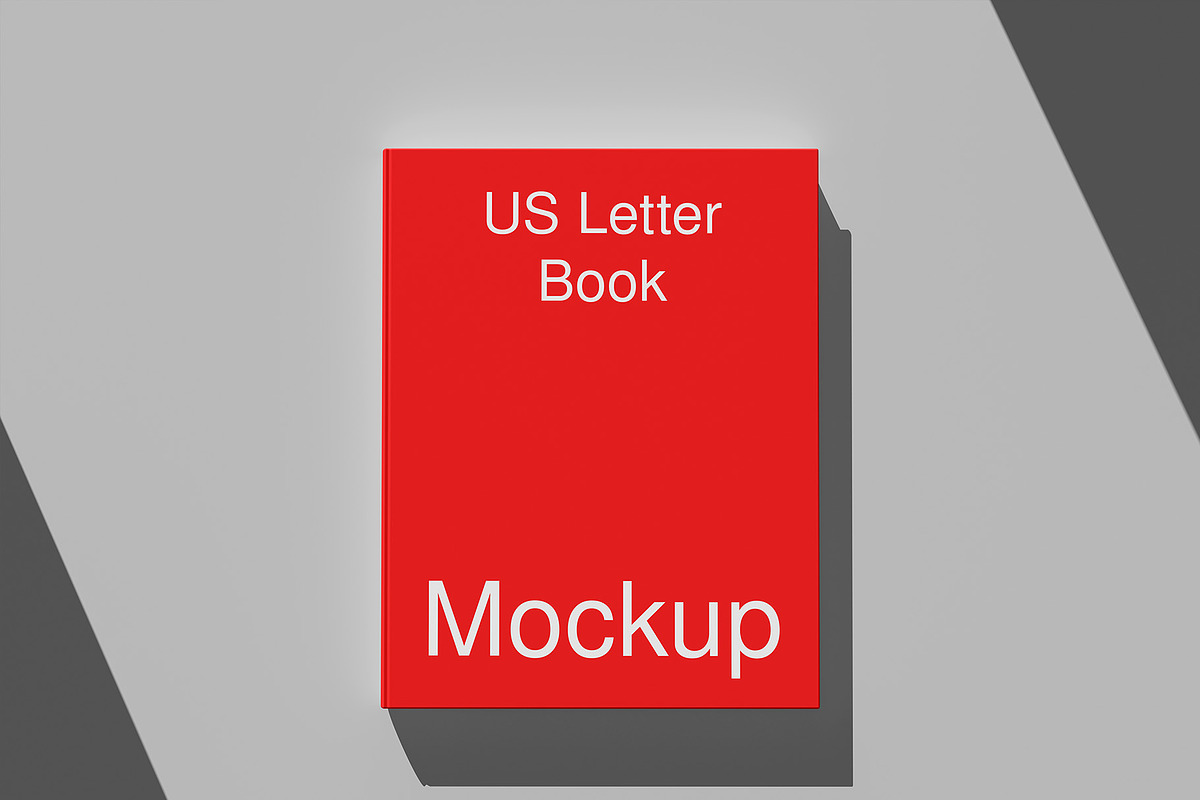 US Letter Book Mockup - 8 Views, a Books & Magazine Mockup by Illusiongraphic (Photo 7 of 23)