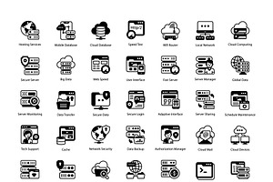 Web Hosting Icon In Modern Icons