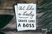 Skater Girl Font Duo, a Script Font by Digital Ink (Thumbnail 8 of 10)