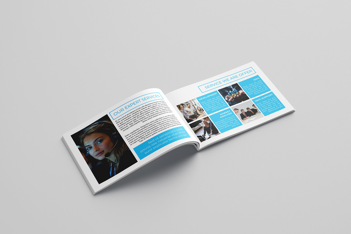 Corporate Company Profile Brochure, a Brochure Template by retrographix (Photo 4 of 10)
