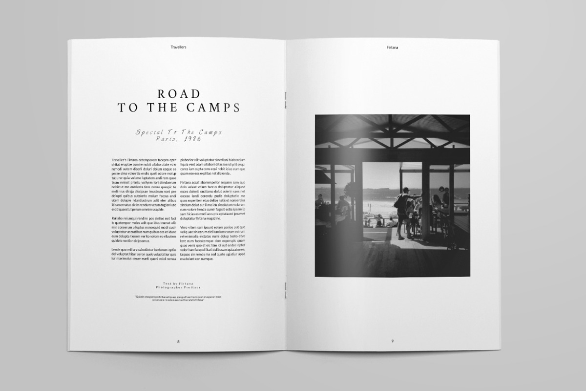 Travellers Portfolio, a Brochure Template by Firtana (Photo 5 of 14)