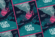 UFO Crash Vector Art Flyer, a Flyer Template by ashenterprise (Thumbnail 3 of 3)